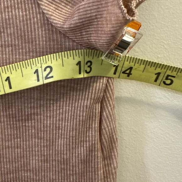 Nike dri fit Y2k Grunge Babydoll Scoop Back Tee Soft Brown-XS - Picture 5 of 6